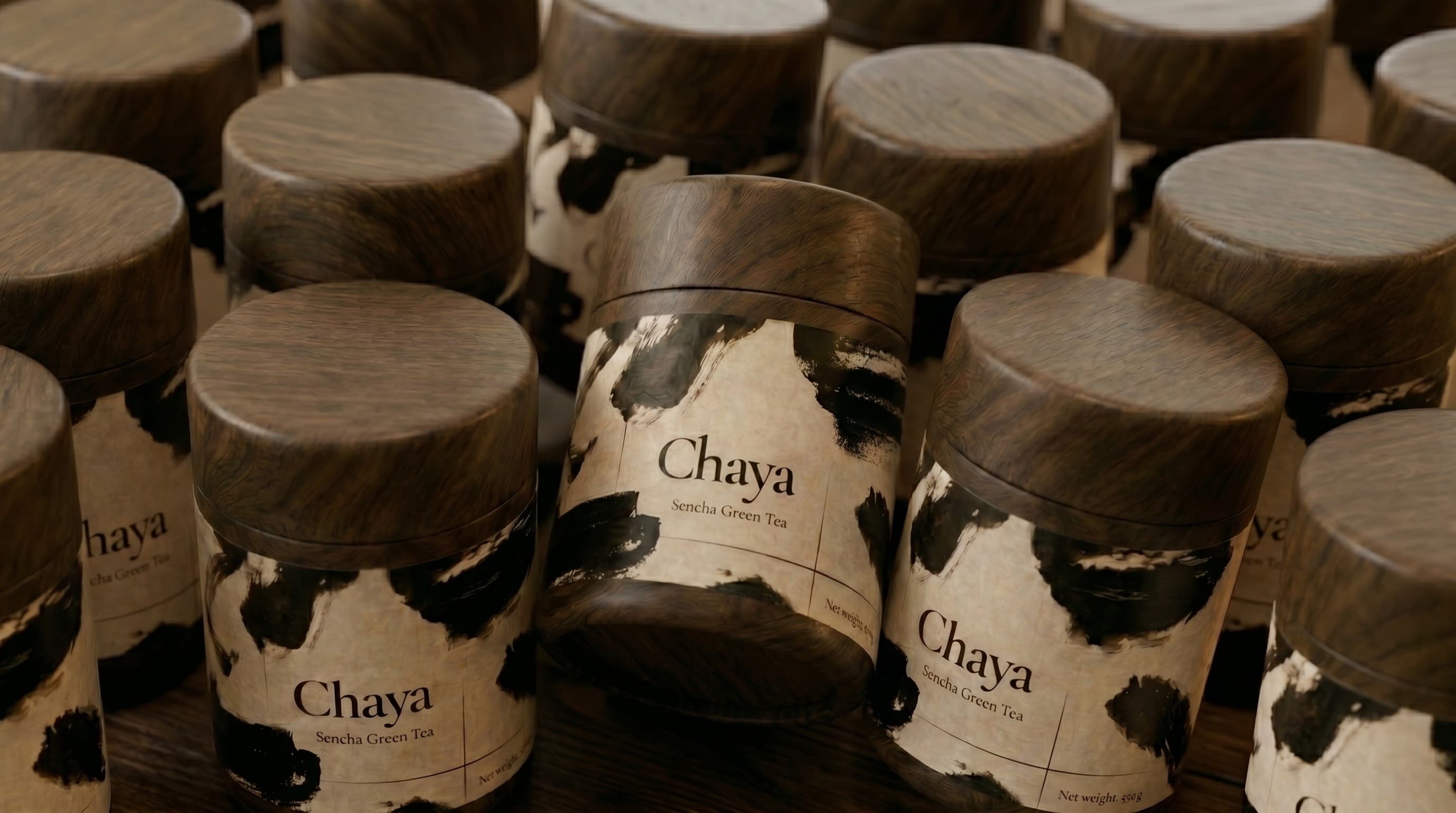 brand identity for a premium tea brand